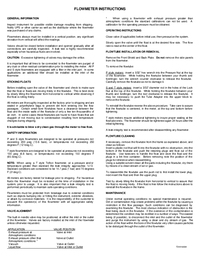 Thumbnail of document Manual - VA Variable Area Glass Flowmeters